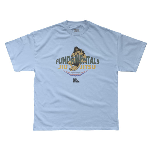 Baby Blue Fundamentals Jiu Jitsu Tee